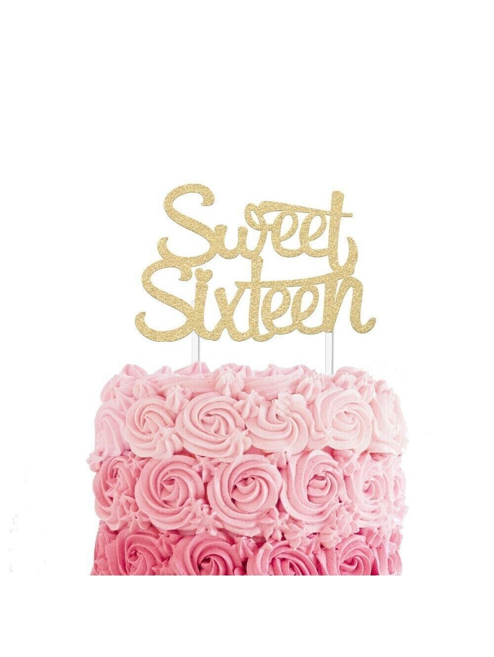 Sweet Sixteen Cake Topper (New)